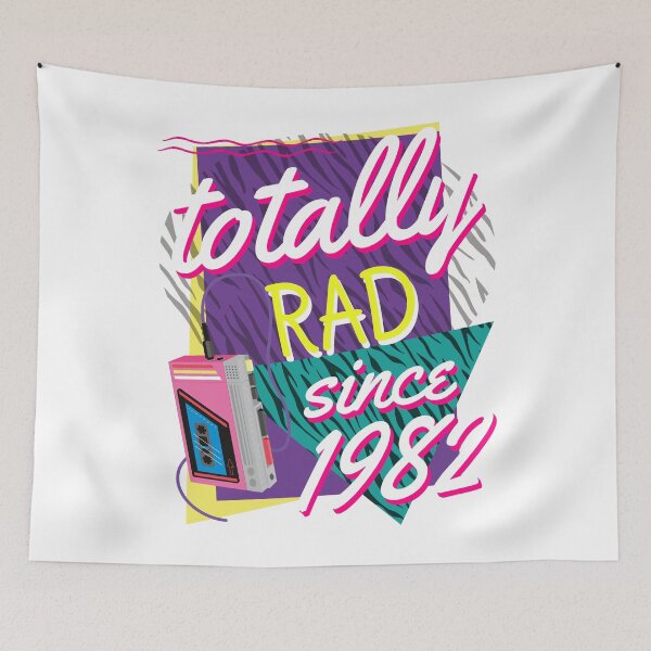 Item preview, Totally Rad 80s Throwback 1982 designed and sold by augenpulver.