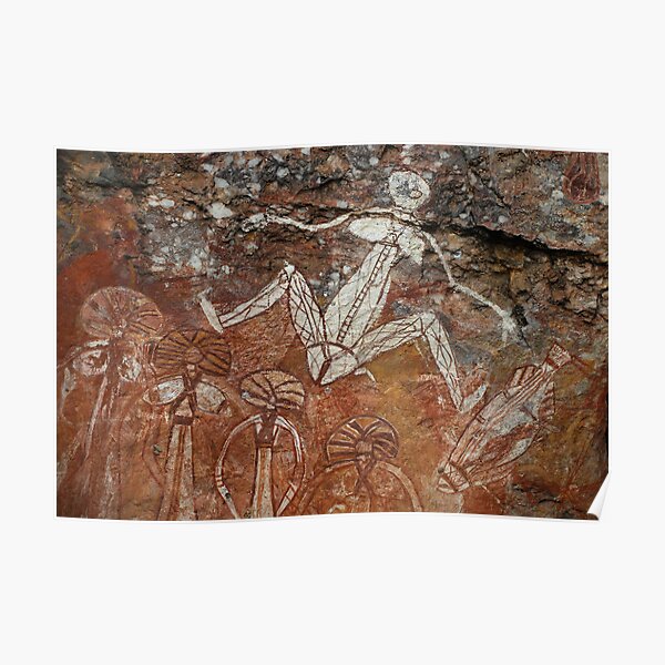 Kakadu Rock Art Poster
