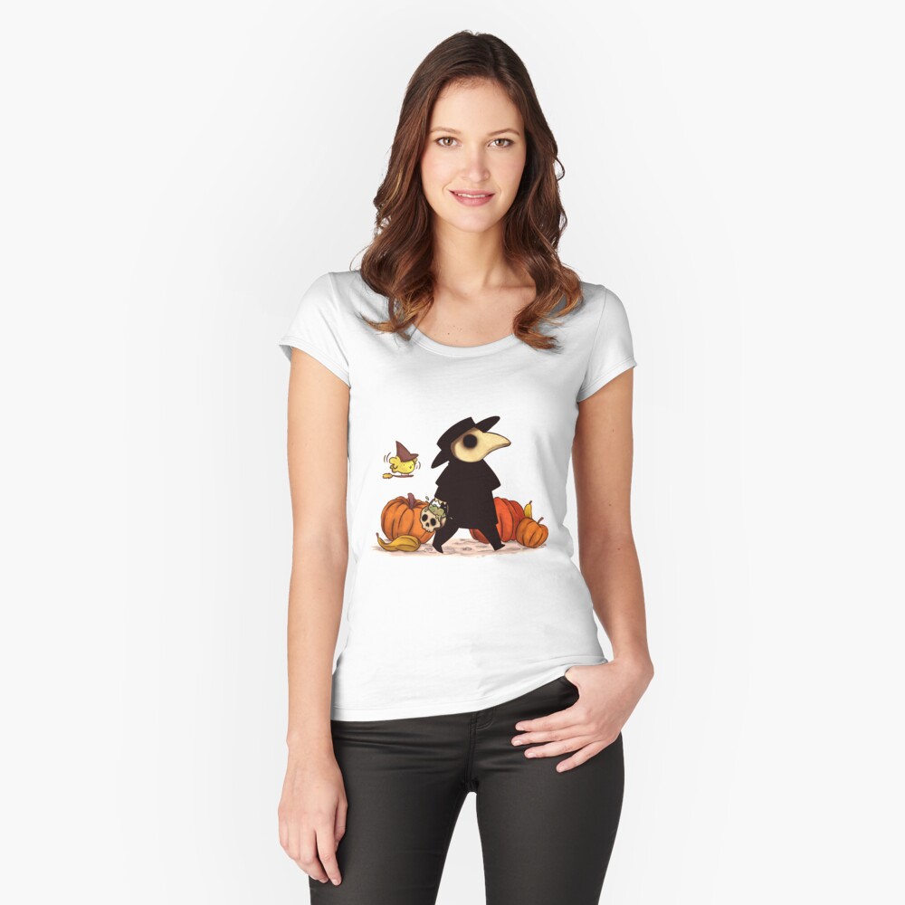 Item preview, Tailliertes Rundhals-Shirt designed and sold by FrankiesBugs.