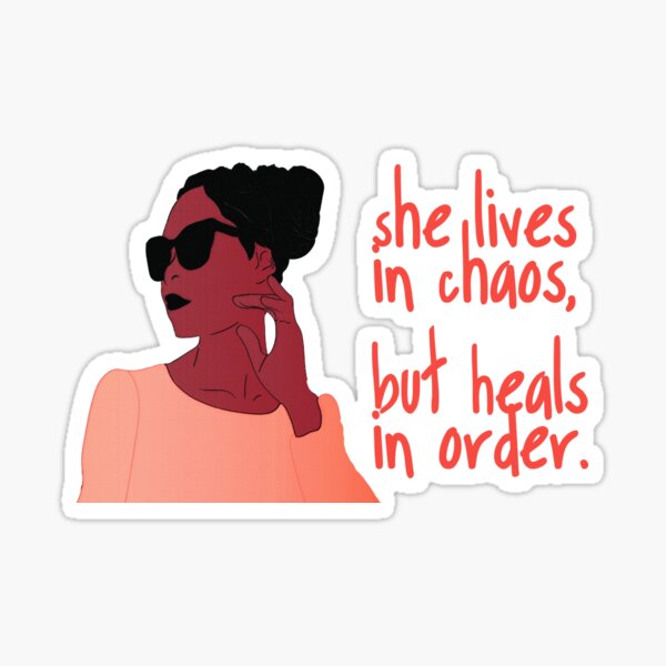 She Lives, She Heals Sticker