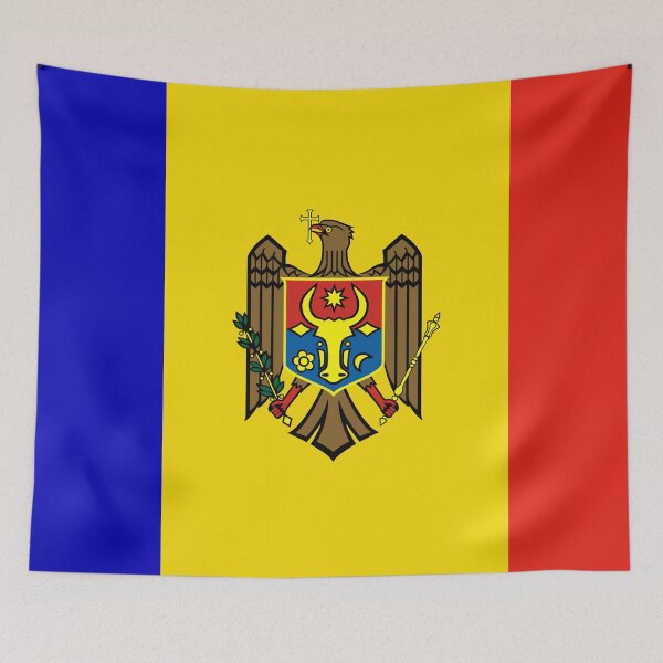 Item preview, Moldova Flag designed and sold by YaelleDark.