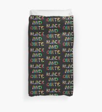 Black and white Duvet Cover