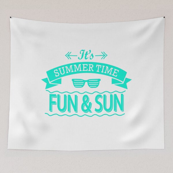 Item preview, It's Summer Time Fun Sun T-Shirt designed and sold by Oles Bielienkyi.