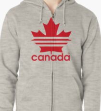 Canada Sport Maple Leaf Zipped Hoodie