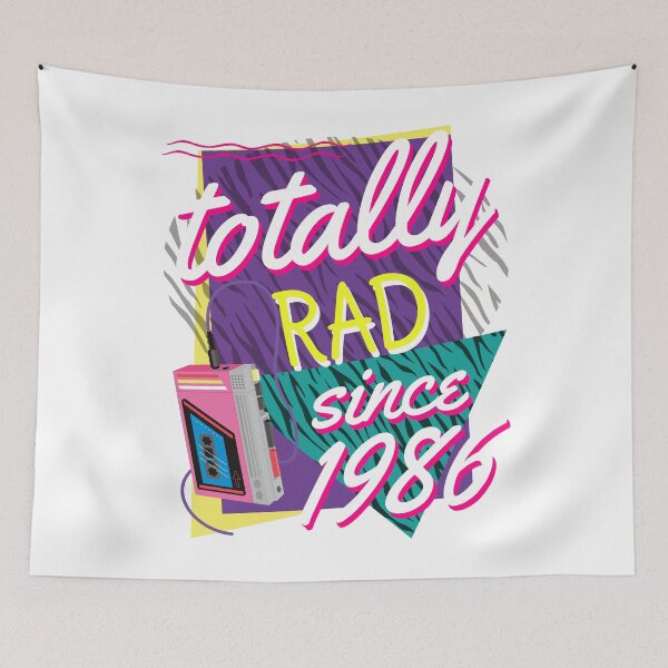Item preview, Totally Rad 80s Throwback 1986 designed and sold by augenpulver.