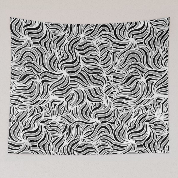 Item preview, Silver and Black Leaves designed and sold by Jill Vance.