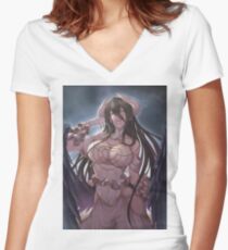 Overlord - Albedo Women's Fitted V-Neck T-Shirt