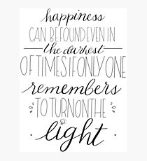 Happiness Photographic Print