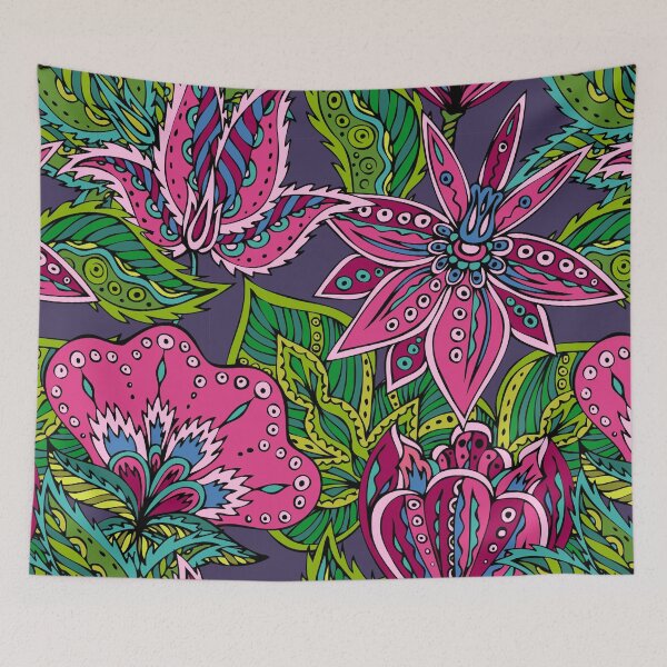 Item preview, Fantastic Indian flowers. designed and sold by ksanask.