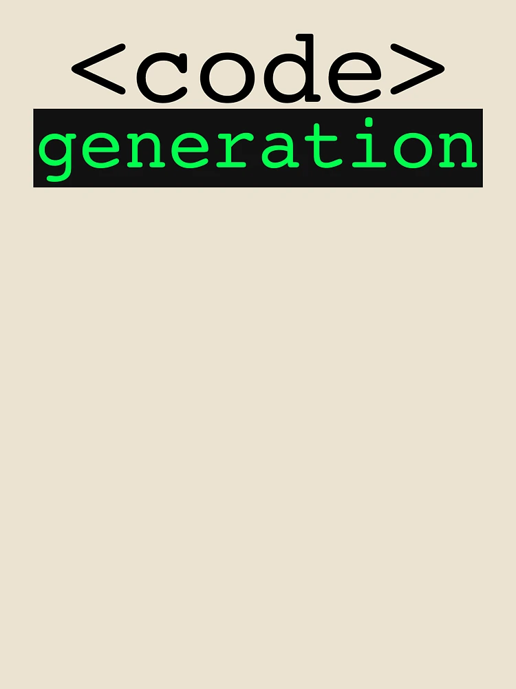 Thumbnail 4 of 4, Relaxed T-Shirt, Code Generation designed and sold by KeepOnCoding.