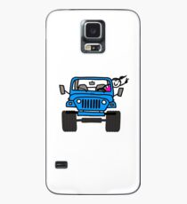 Jeep Wave Blue - Girl Case/Skin for Samsung Galaxy