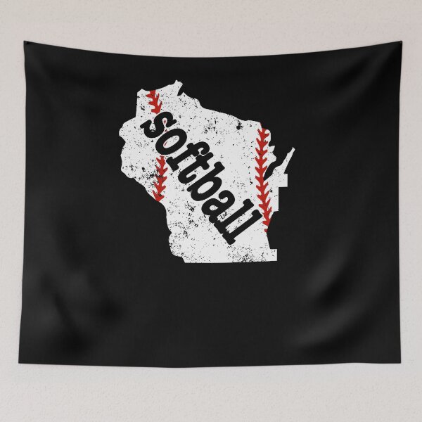 Item preview, Wisconsin Womens Softball College Softball Shirt designed and sold by shoppzee.
