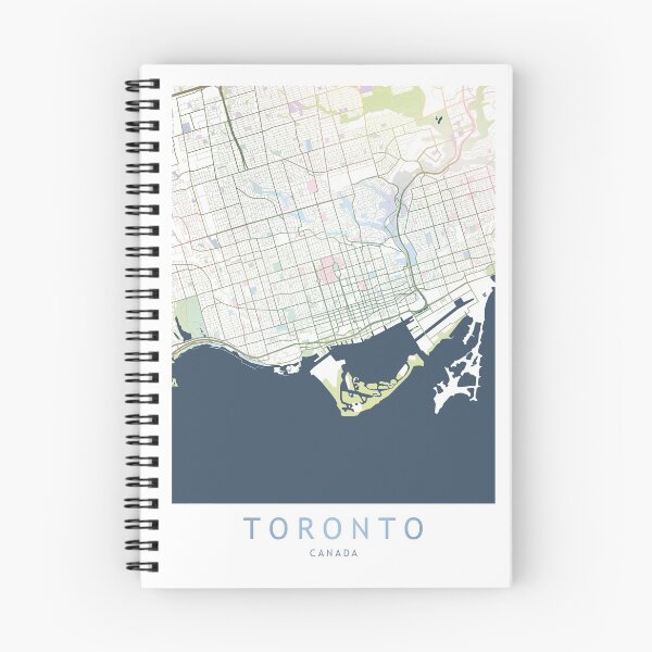 Item preview, Toronto City Map Canada designed and sold by TheRedFinch.