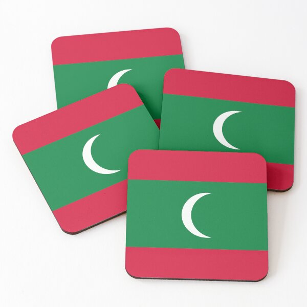 Item preview, Maldives Flag designed and sold by YaelleDark.