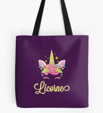 Licorne French Unicorn Tote Bag