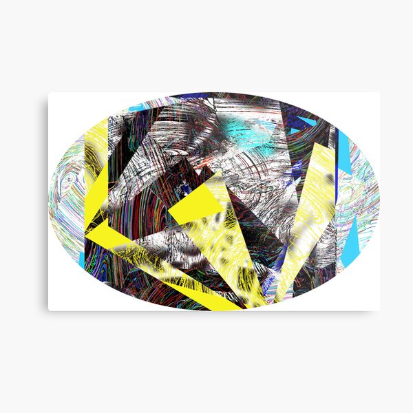 cyber collage Metal Print