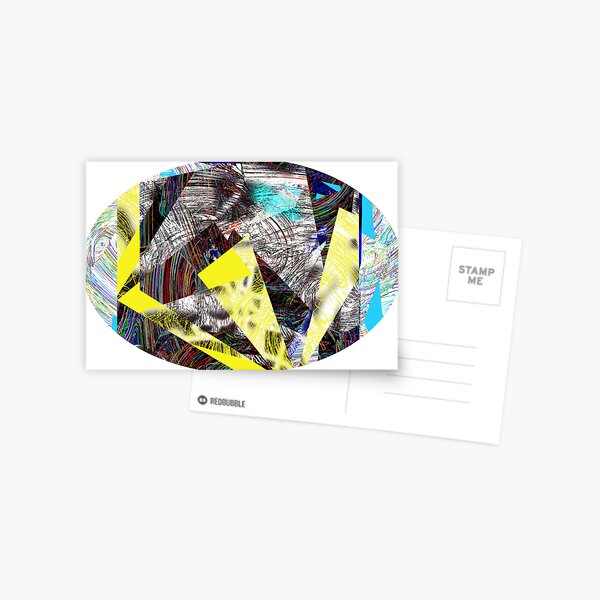 cyber collage Postcard