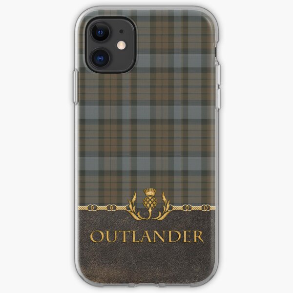TARTAN LEATHER OUTLANDER iPhone Soft Case