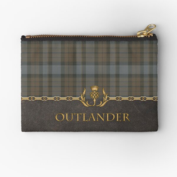 TARTAN LEATHER OUTLANDER Zipper Pouch