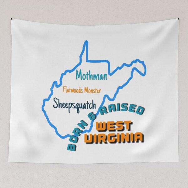 Item preview, West Virginia Cryptids - Born & Raised designed and sold by carlyscreations.