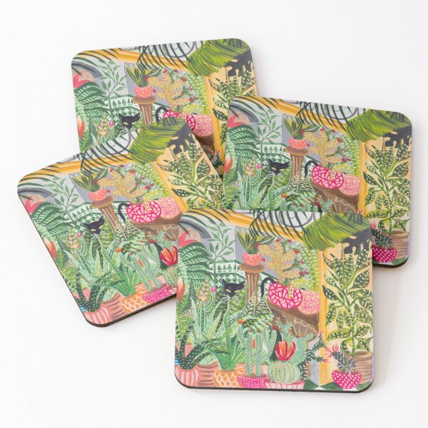 Item preview, Black cat in the garden designed and sold by MarinaSotiriou.