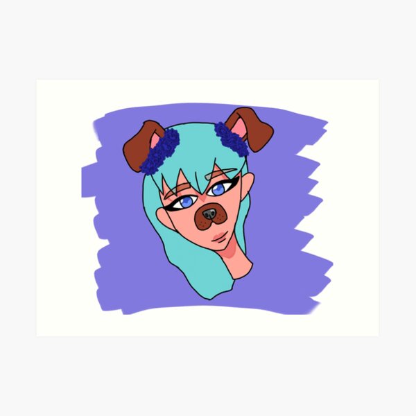 Dog Filter Art Prints Redbubble