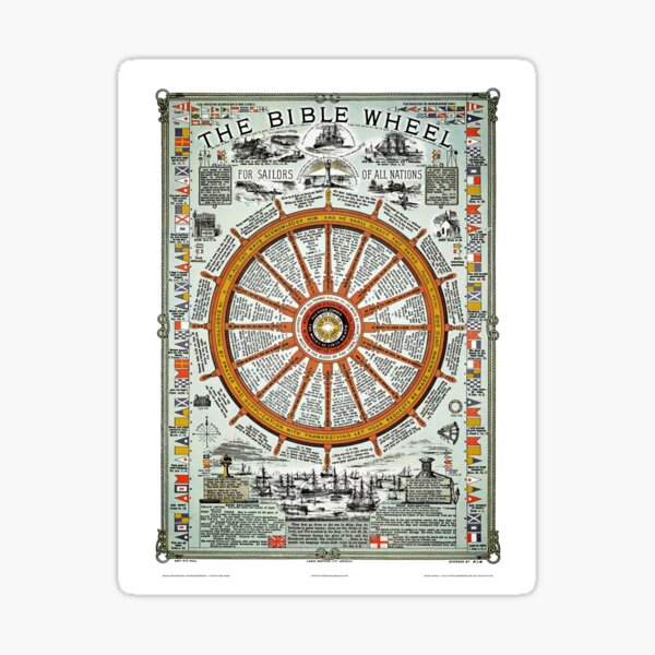 The Bible Wheel Sticker