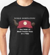 World Domination! The Devil is a Part timer. Unisex T-Shirt
