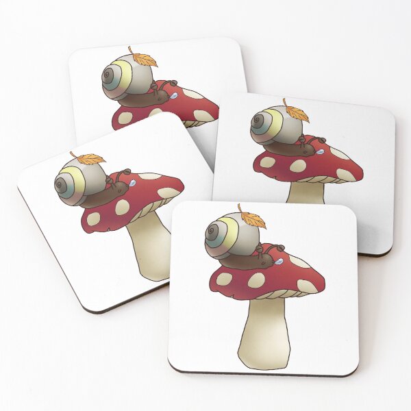 Item preview, Demiflux Autumn Mushroom Pride Snail designed and sold by PrideSnails.