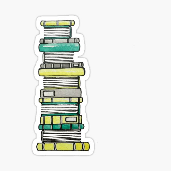 Artikel-Vorschau von Bücher in Grün und Gelb, designt und verkauft von Emma Mildred Cowell.