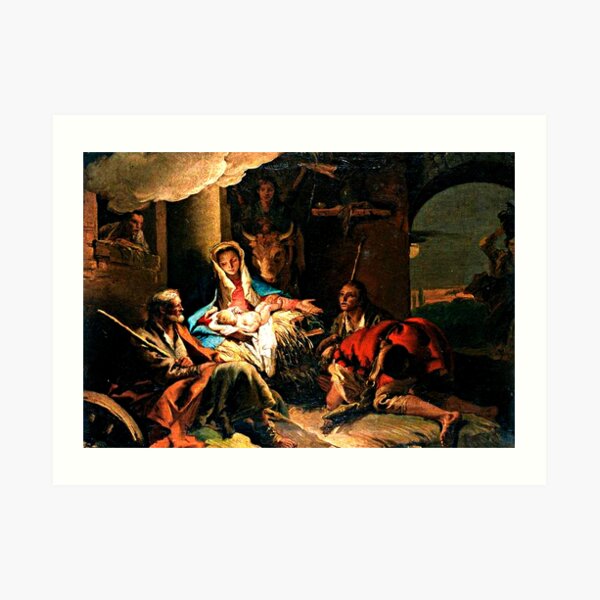 The Adoration of the Shepherds Art Print