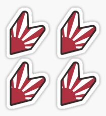 Rising Sun JDM (x 4) Sticker