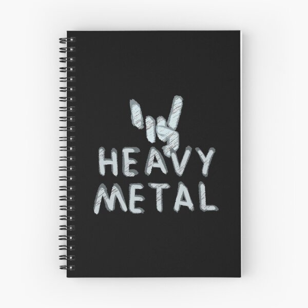 Item preview, HEAVY METAL txt (dark background) designed and sold by tuzlay.
