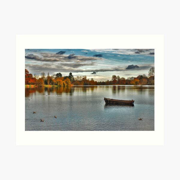Hever Castle Lake Art Print