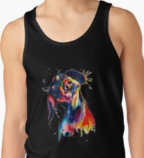 Watercolor Weiner Dog - Cute Dachshund Puppy Tank Top