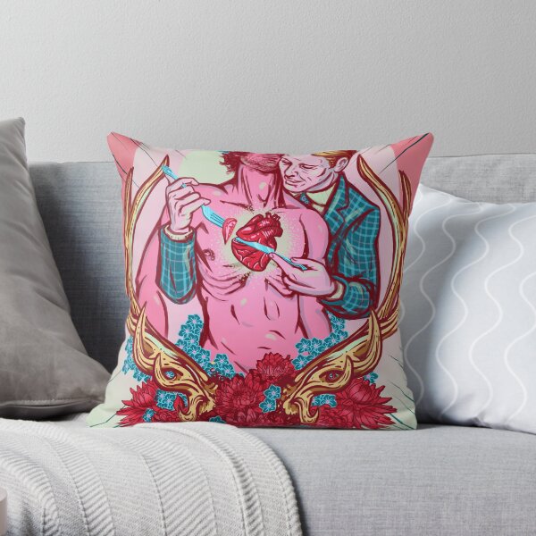 Eat Your Heart Throw Pillow