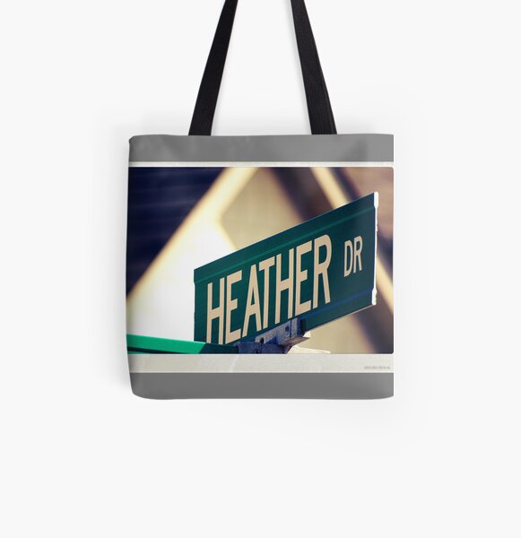 Heather All Over Print Tote Bag