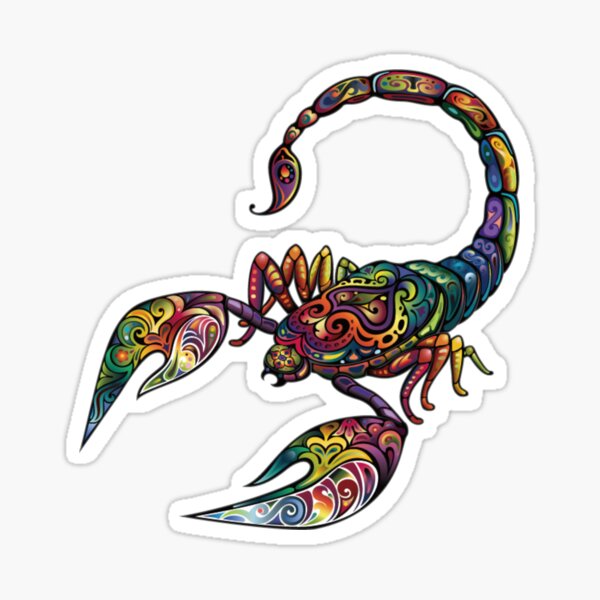 Artikel-Vorschau von Bunter Skorpion - Mosaik-Kunst-Art-Tier, designt und verkauft von PrintPress.