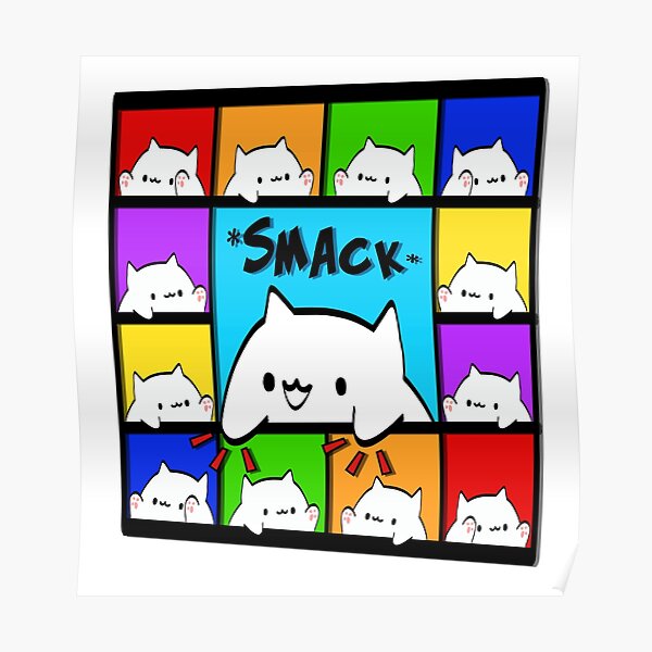Bongo Cat Posters Redbubble - bongo cat but its in roblox youtube