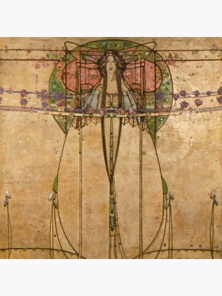 The May Queen. Cropped detail. 1900. Margaret Macdonald Mackintosh. Glasgow Style, Glasgow School. by TOMSREDBUBBLE