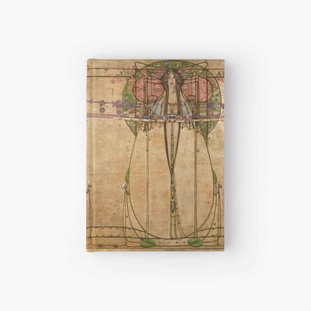 The May Queen. Cropped detail. 1900. Margaret Macdonald Mackintosh. Glasgow Style, Glasgow School. Hardcover Journal