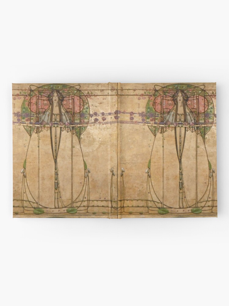 Alternate view of The May Queen. Cropped detail. 1900. Margaret Macdonald Mackintosh. Glasgow Style, Glasgow School. Hardcover Journal