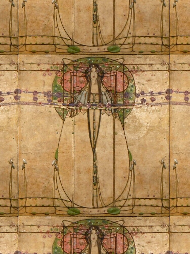The May Queen. Cropped detail. 1900. Margaret Macdonald Mackintosh. Glasgow Style, Glasgow School. by TOMSREDBUBBLE