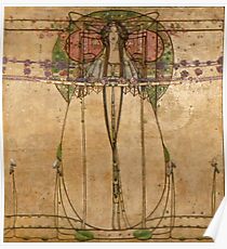 Die Mai-Königin, Cropped Detail, (1900). Margaret Macdonald Mackintosh, Glasgower Stil, Glasgow School Poster