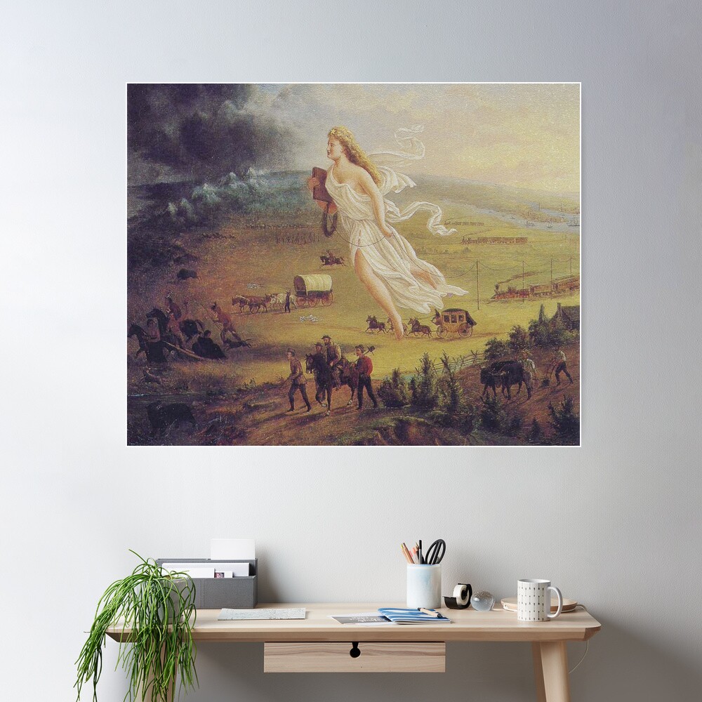 John Gast, "Spirit of the Frontier", 1872 Poster