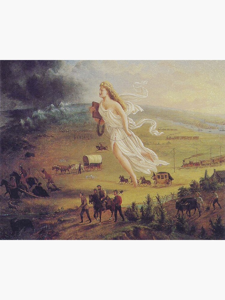 John Gast, "Spirit of the Frontier", 1872 by edsimoneit