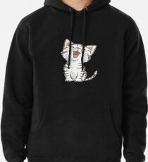 Cute Kitten Yawning - Adorable Cat Animal Pullover Hoodie