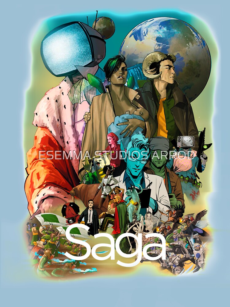 "Saga comic Characters geek" Tshirt for Sale by estebanjosue25 Redbubble star wars image