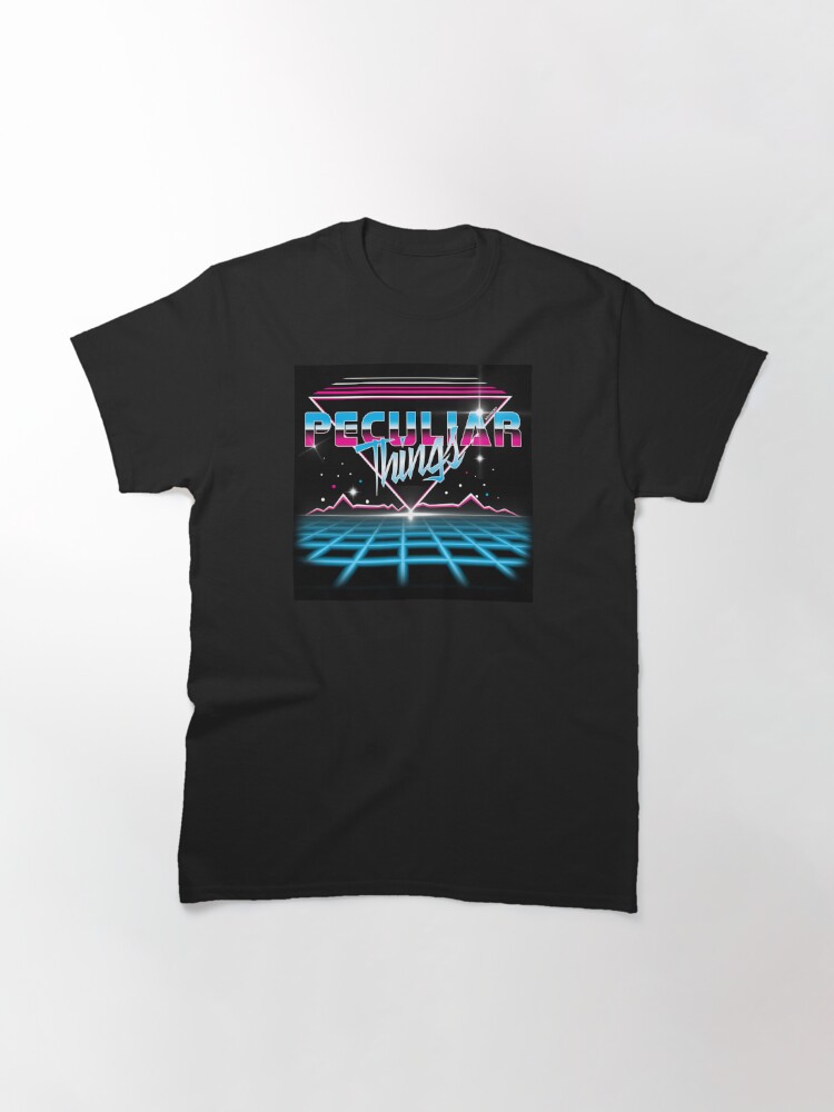 Thumbnail 2 of 7, Classic T-Shirt, Peculiar Things 80s designed and sold by Charles Davenport.