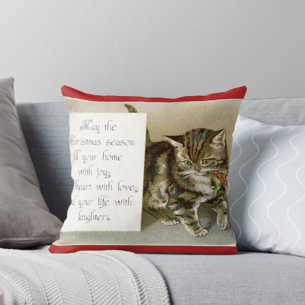 Item preview, Victorian Christmas Kitten designed and sold by forgottenbeauty.